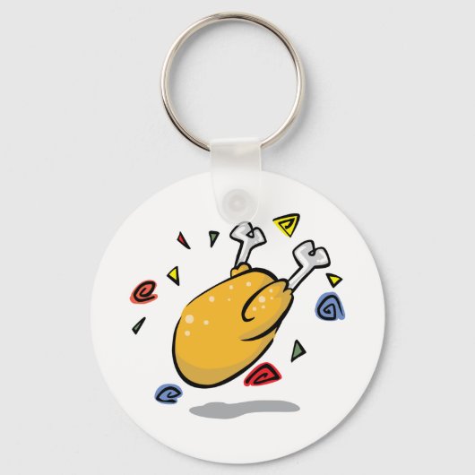 Porte-clés Poulet rôti (Recto)