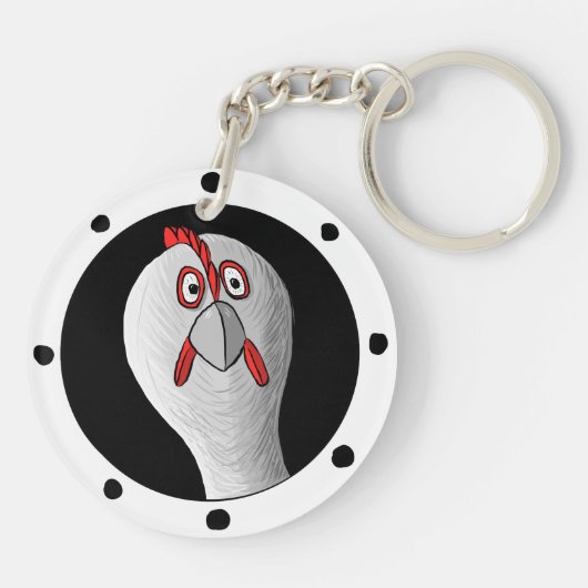 Porte-clés Poulet sous-marin (Dos)