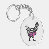 Porte-clés poulet Yaga (Devant gauche)