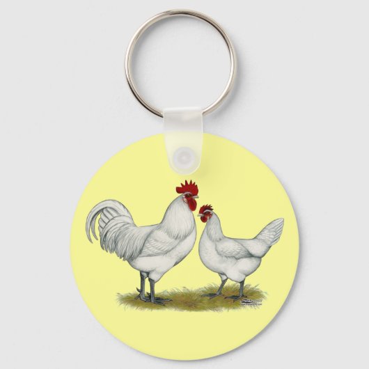 Porte-clés Poulets de pieds bleus (Recto)