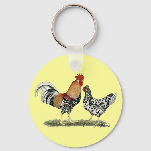 Porte-clés Poulets islandais (Recto)