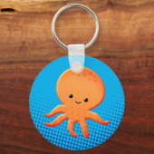 Porte-clés Poulpe bébé de dessin animé mignon (Recto)