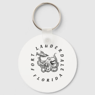 Porte-clés Poulpe de Floride Fort Lauderdale eau salée pêche