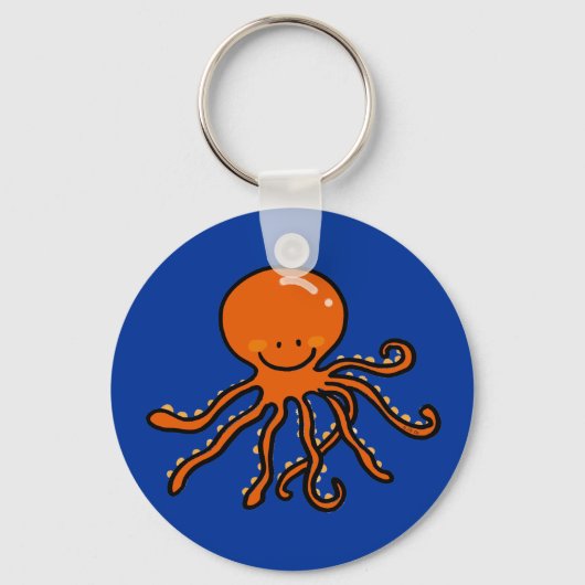 Porte-clés poulpe mignonne (Recto)
