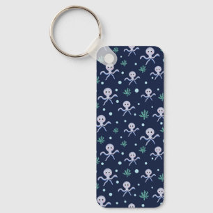Porte-clés Poulpe sous le motif enfants de la mer
