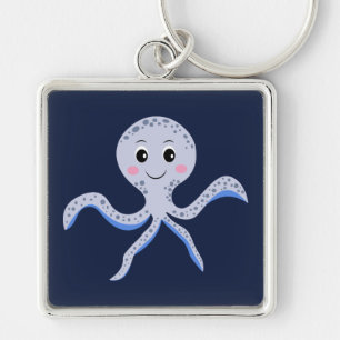 Porte-clés Poulpe sous le motif enfants de la mer