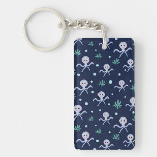 Porte-clés Poulpe sous le motif enfants de la mer