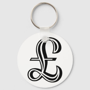Porte-clés Pound Sign - Black