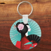 Porte-clés Poupée Origami 3 Porte - clé (Recto)