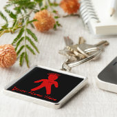 Porte-clés Poupée rouge du vaudou (Côté)