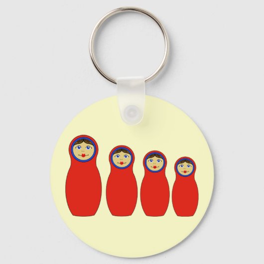 Porte-clés Poupées de peaux d'imbrication (Recto)