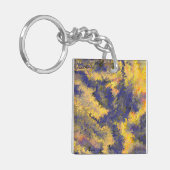 Porte-clés Pour acrylique, Bronze, Or, Noir, Cristaux / (Devant gauche)