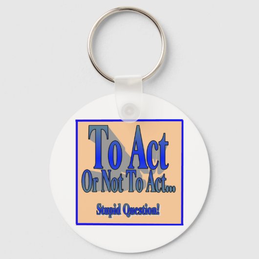 Porte-clés Pour agir ou non (Recto)