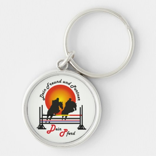 Porte-clés pour amateurs de chevaux (Devant)