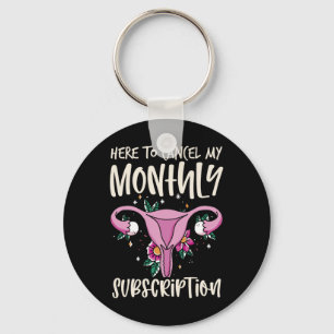 Porte-clés Pour annuler mon abonnement mensuel Hystérectomie 
