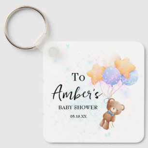 Porte-clés pour Baby Shower Ourson