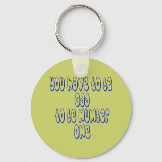 Porte-clés Pour être numéro un (Recto)