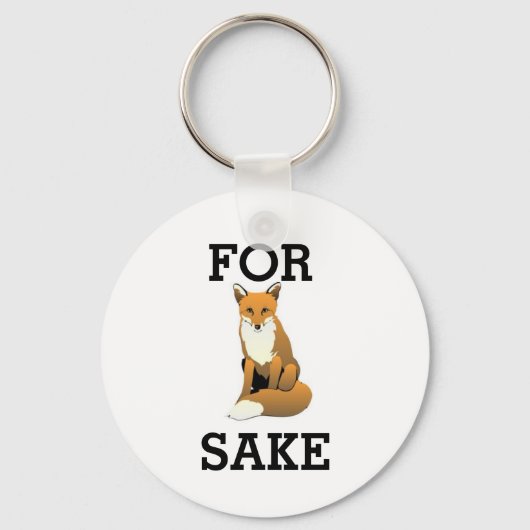 Porte-clés Pour Fox Sake - Clavier (Recto)