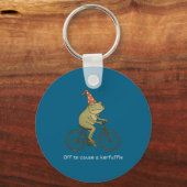 Porte-clés Pour Grenouille de Mème de Chahut Causé Drôle (Recto)