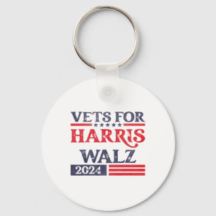 Porte-clés Pour Kamala Harris Tim Walz Anciens Combattants Po