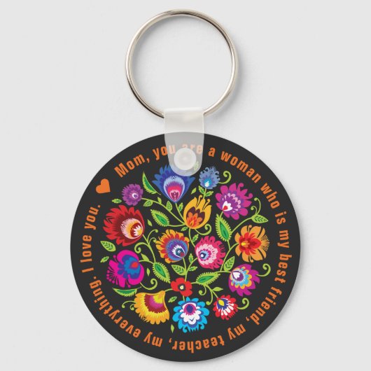 Porte-clés Pour la composition du folklore polonais mère (Recto)