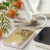 Porte-clés Pour l'amour des abeilles (Devant droit)