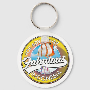 Porte-clés Pour le logo de l'Indonésie fabuleuse d'aventure