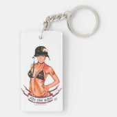 Porte-clés Pour le porte - clé de pin-up de garçons (Dos)