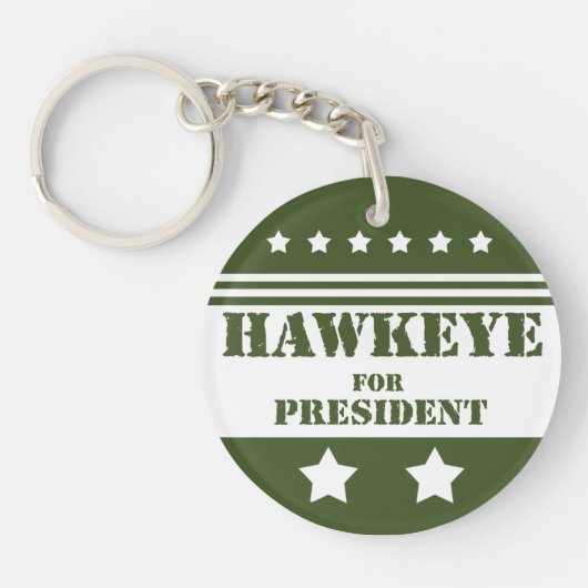 Porte-clés Pour le Président Hawkeye (Devant)