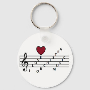 Porte-clés Pour les amateurs de musique d'orchestre