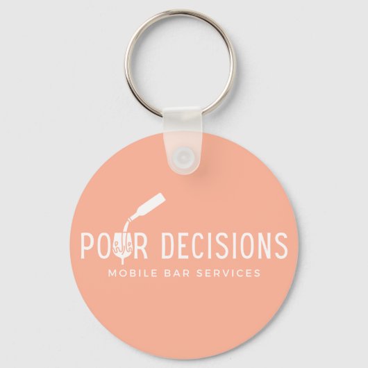 Porte-clés Pour les décisions Mobile Bar Services (Recto)