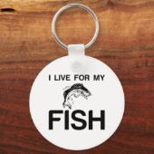 PORTE-CLÉS POUR MON POISSON, JE VIS (Recto)