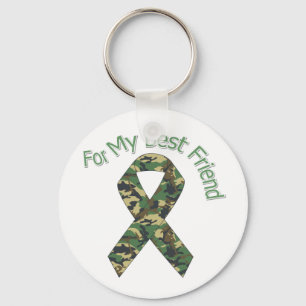 Porte-clés Pour mon ruban de militaires de meilleur ami