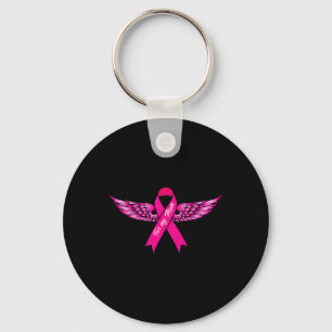 Porte-clés Pour My Mama Pink Wing Cool Breast Cancer Awarenes