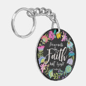 Porte-clés Pour nous marchons par la foi pas par vue, (Devant gauche)