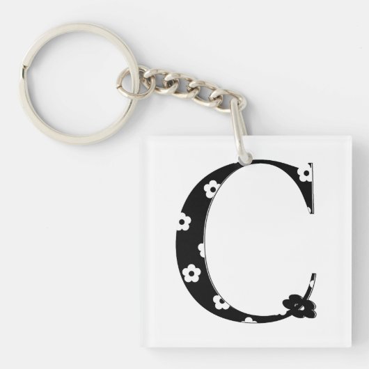 Porte-clés pour porte - clé modèle initial (Devant)