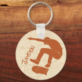 Porte-clés Pour Skateboarders Skateboard Graphic (Recto)