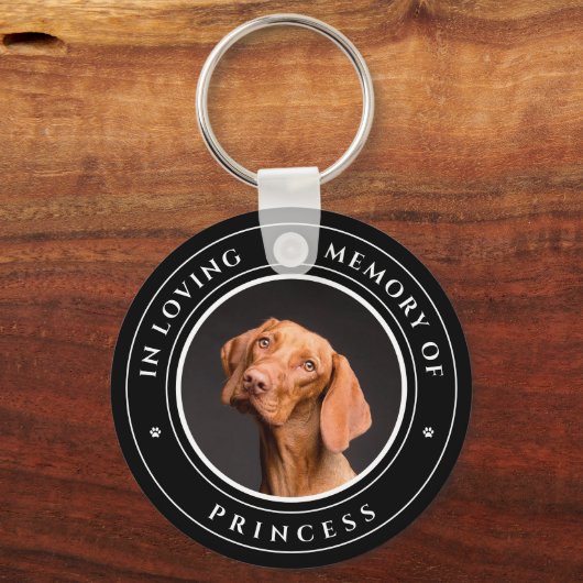 Porte-clés Pour Toujours Dans Mon Coeur Pet Memorial Keepsaké (Verso)