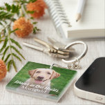 Porte-clés Pour toujours dans nos coeurs Animaux de compagnie<br><div class="desc">Gardez votre membre de la famille furry près de votre coeur avec ce beau porte - clé photo keepsaké. Conçu pour honorer la mémoire d'un chien, d'un chat ou d'un autre animal de compagnie bien-aimé. Dispose d'un design photo recto verso avec personnage blanc "Forever in Our Hearts" superposition avec le...</div>