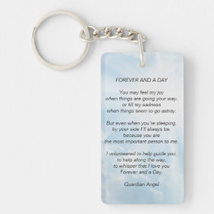 Porte-clés Pour toujours et un jour