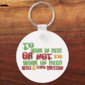 Porte-clés Pour travailler sur HVAC (Recto)