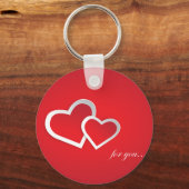 Porte-clés Pour vous Valentine's Day Hearts Design-21987 (Recto)