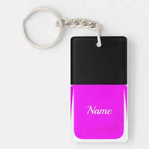 Porte-clés Pourpre de porte - clé de vernis à ongles