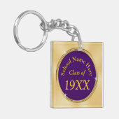 Porte-clés Pourpre et cadeaux de la Réunion de classe d'or, (Devant gauche)