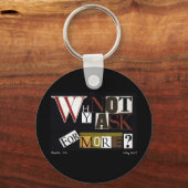 Porte-clés Pourquoi Ne Pas Demander Plus ? (Recto)