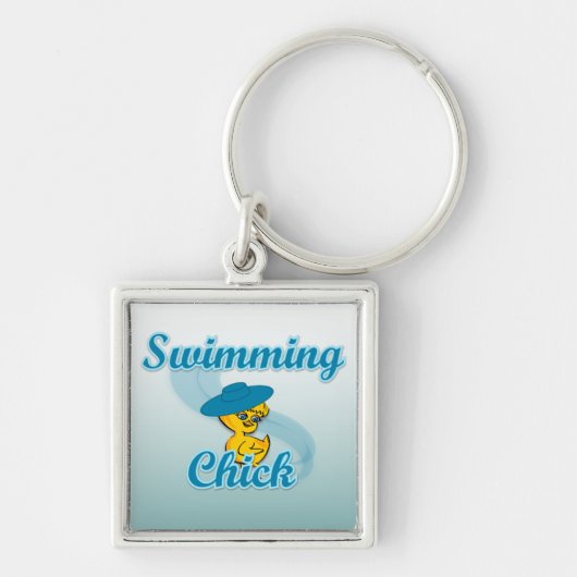 Porte-clés Poussette de natation #3 (Devant)