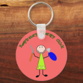 Porte-clés Poussette respiratoire (Recto)