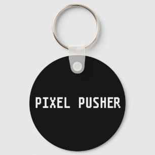 Porte-clés Pousseuse Geeky Pixel
