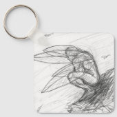 Porte-clés Poussière de Pixie dans le Vent (Recto)