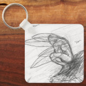 Porte-clés Poussière de Pixie dans le Vent (Recto)